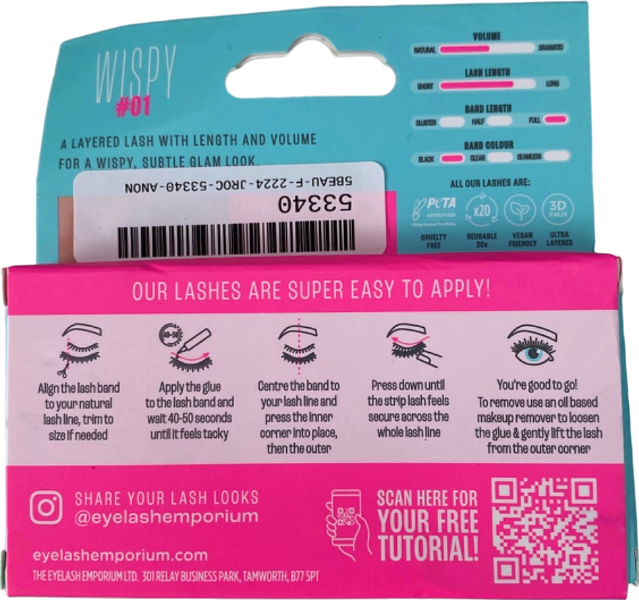 Emporium Wispy Lash Lashes #01 1ml