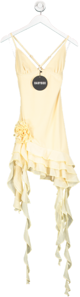 Babyboo Yellow Lilabelle Mini Dress UK S