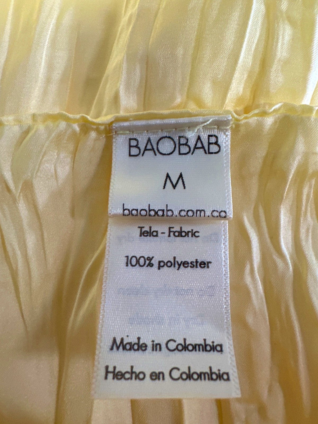 BAOBAB Butter Voila Dress UK M