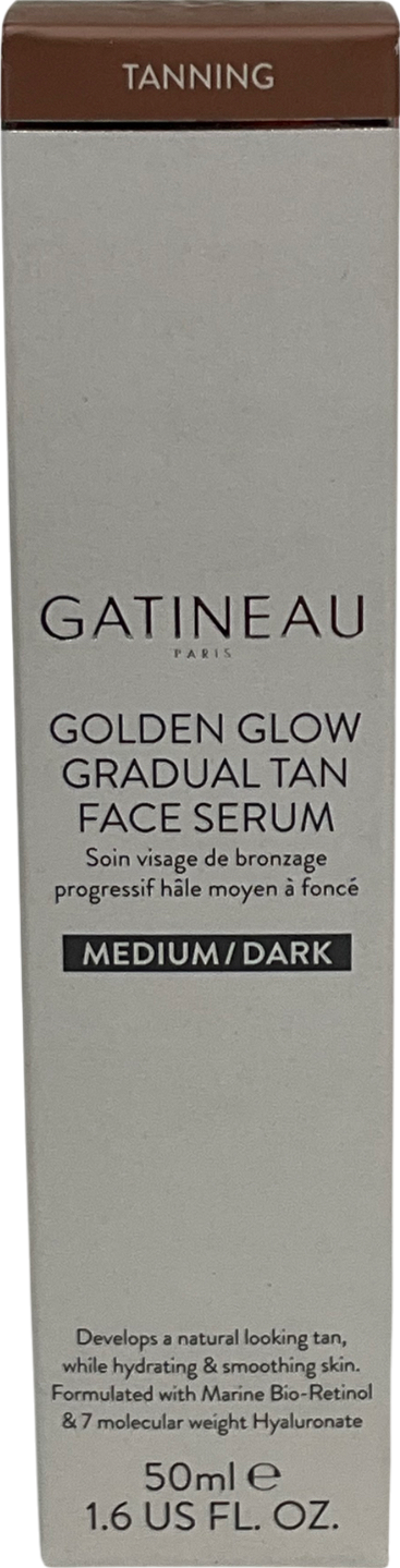 gatineau Golden Glow Gradual Tan Face Serum Medium/dark 50ml
