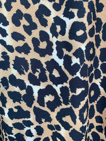 Yours Leopard Print Wide Leg Trousers UK 26/28