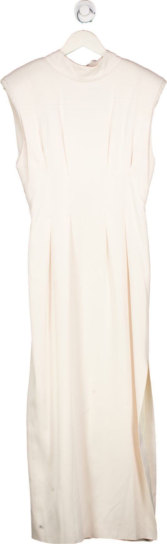 Karen Millen Ivory Sleeveless Bow Detail Shift Dress UK 8