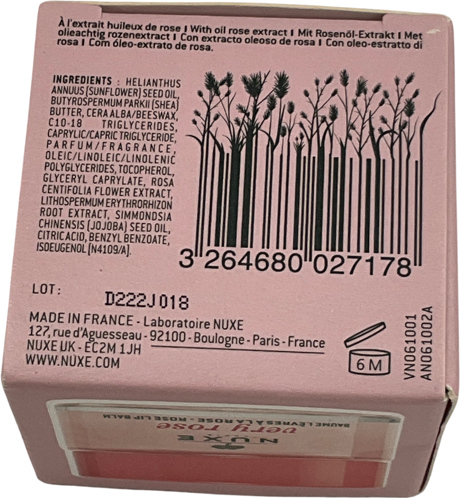 Nuxe Very Rose Lip Balm 15g