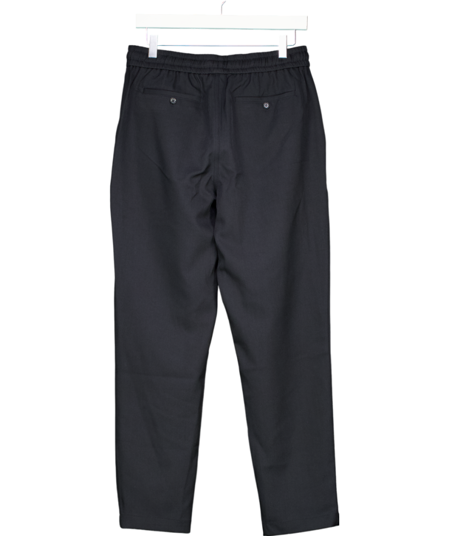 NOBL Black Drawstring Trousers W32