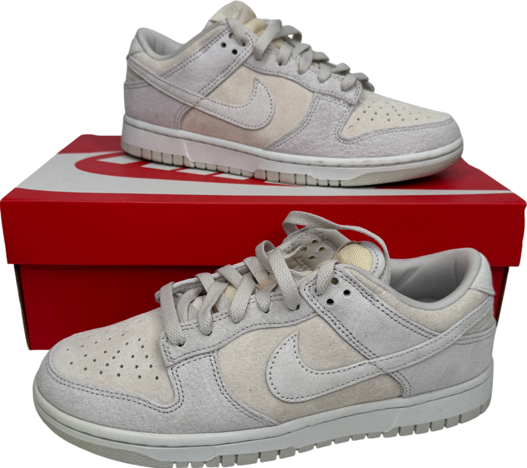 Nike White Dunk Low Retro Prm "vast Grey" Sneakers UK 6 EU 40 👞