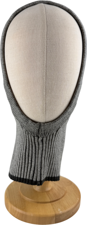 VARLEY Grey Ribbed Knit Hood