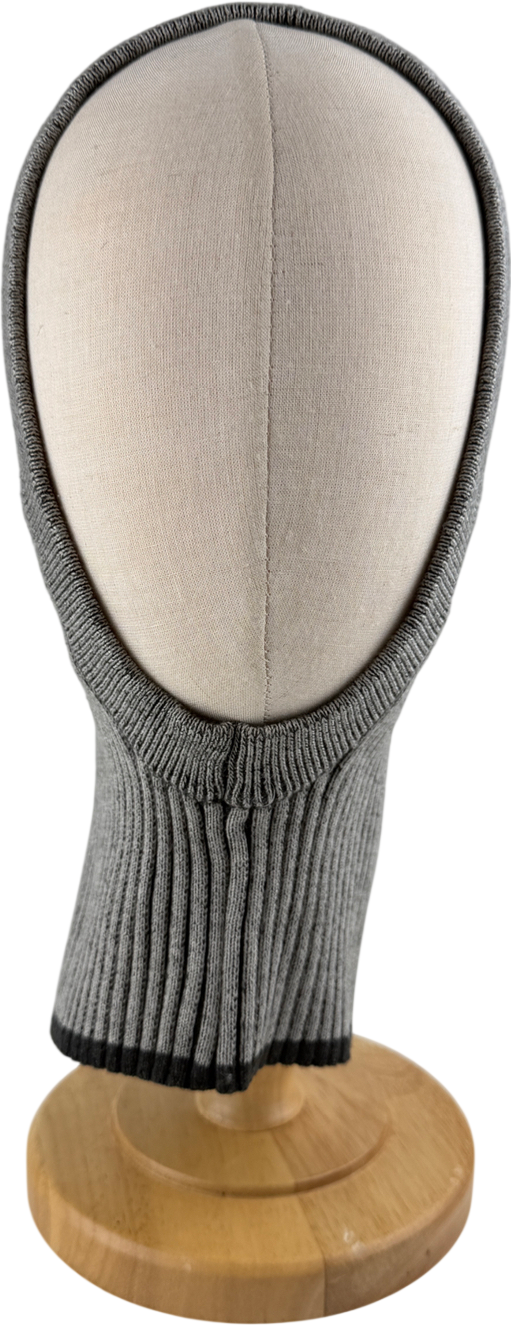 VARLEY Grey Ribbed Knit Hood