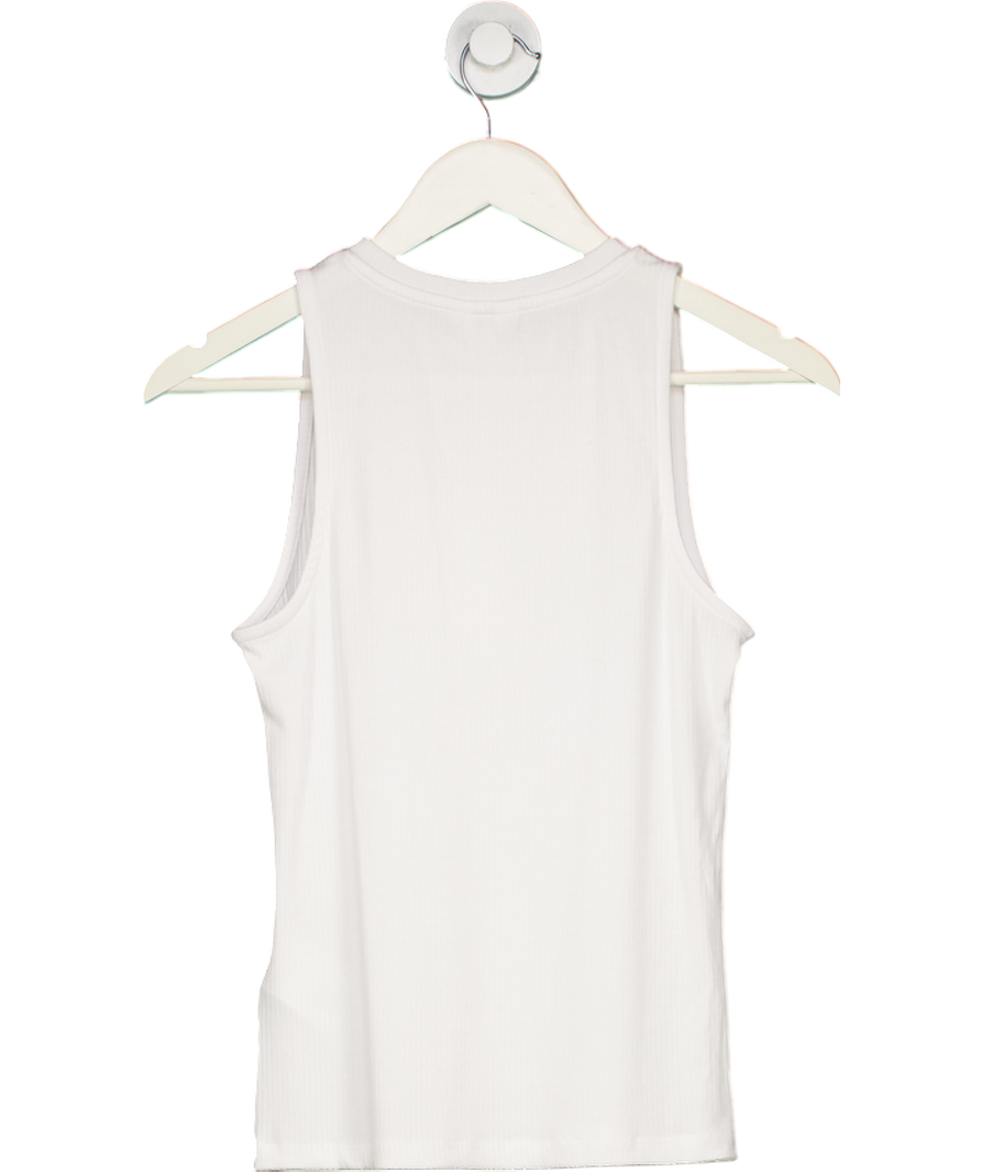 OBJECT White Jamie Sleeveless Tencel/lyocell Tank Top UK S
