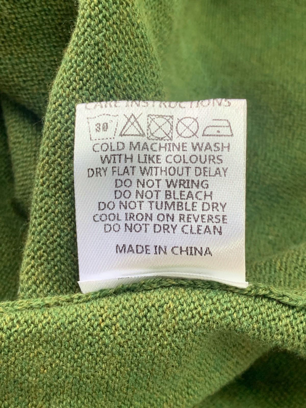 Pepper Green Oversized Turtleneck Jumper - S/M