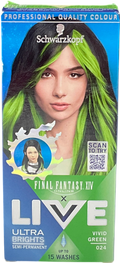 schwarkopf Live Ultra Brights Semi-permanent Hair Colour 024 Vivid Green 50ml