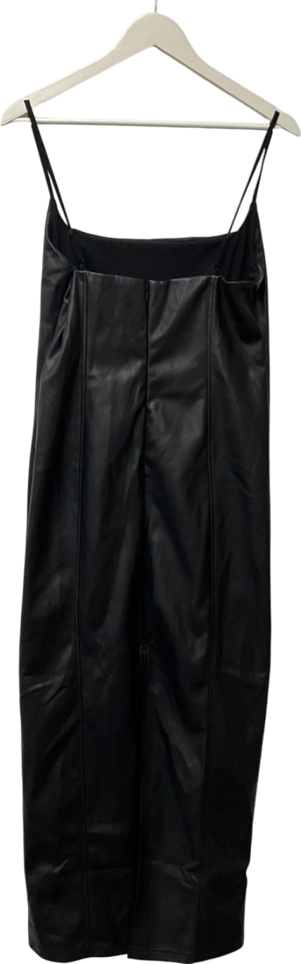 White Fox Forever Wanting Midi Dress Black UK XL