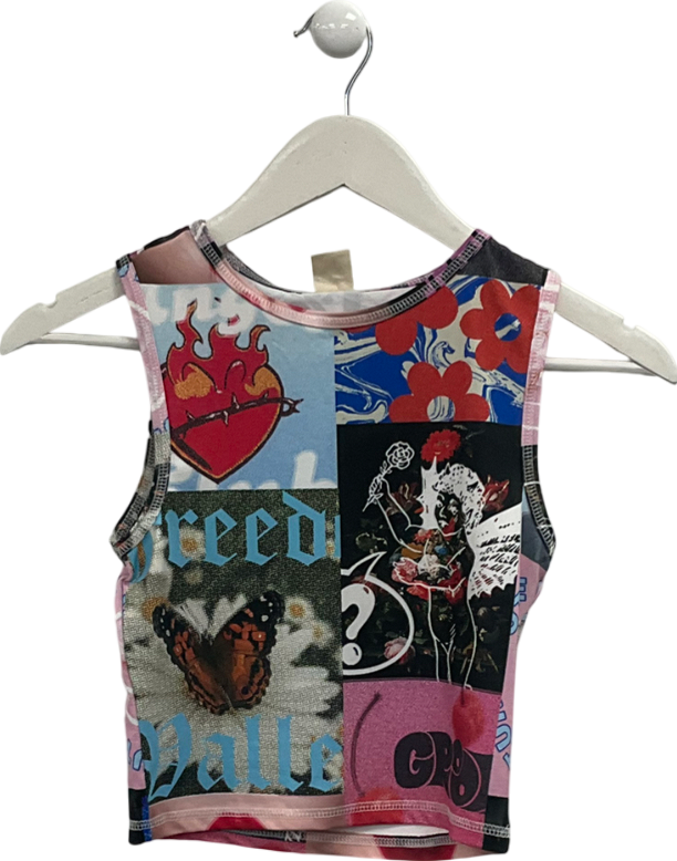 Urban Outfitters Multicoloured London Collage Print UK XS