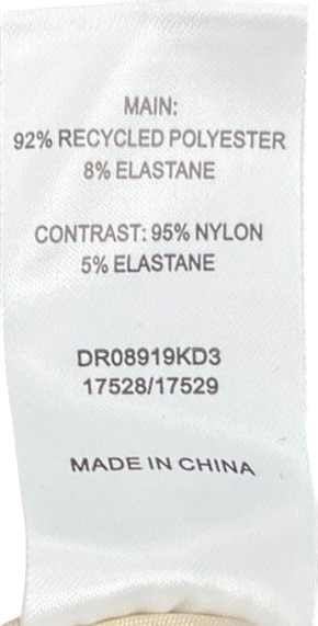 Meshki Cream Caspian Off Shoulder Mini Dress UK S