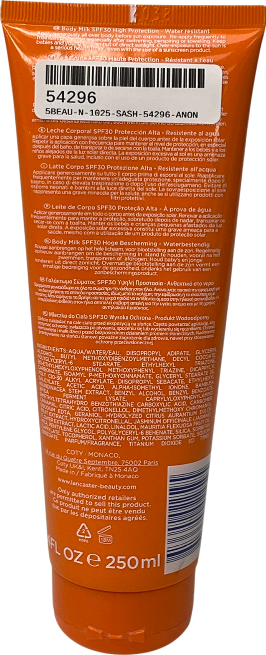 Lancaster Beauty Body Milk Spf30 250ml