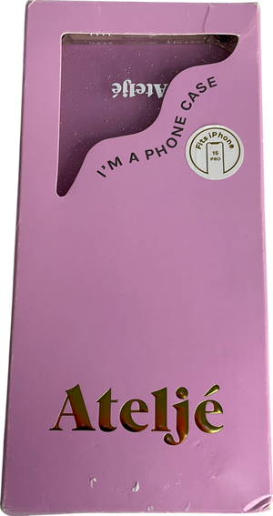 atelji Metallic Clear Glitter Iphone 15 Max Case One Size