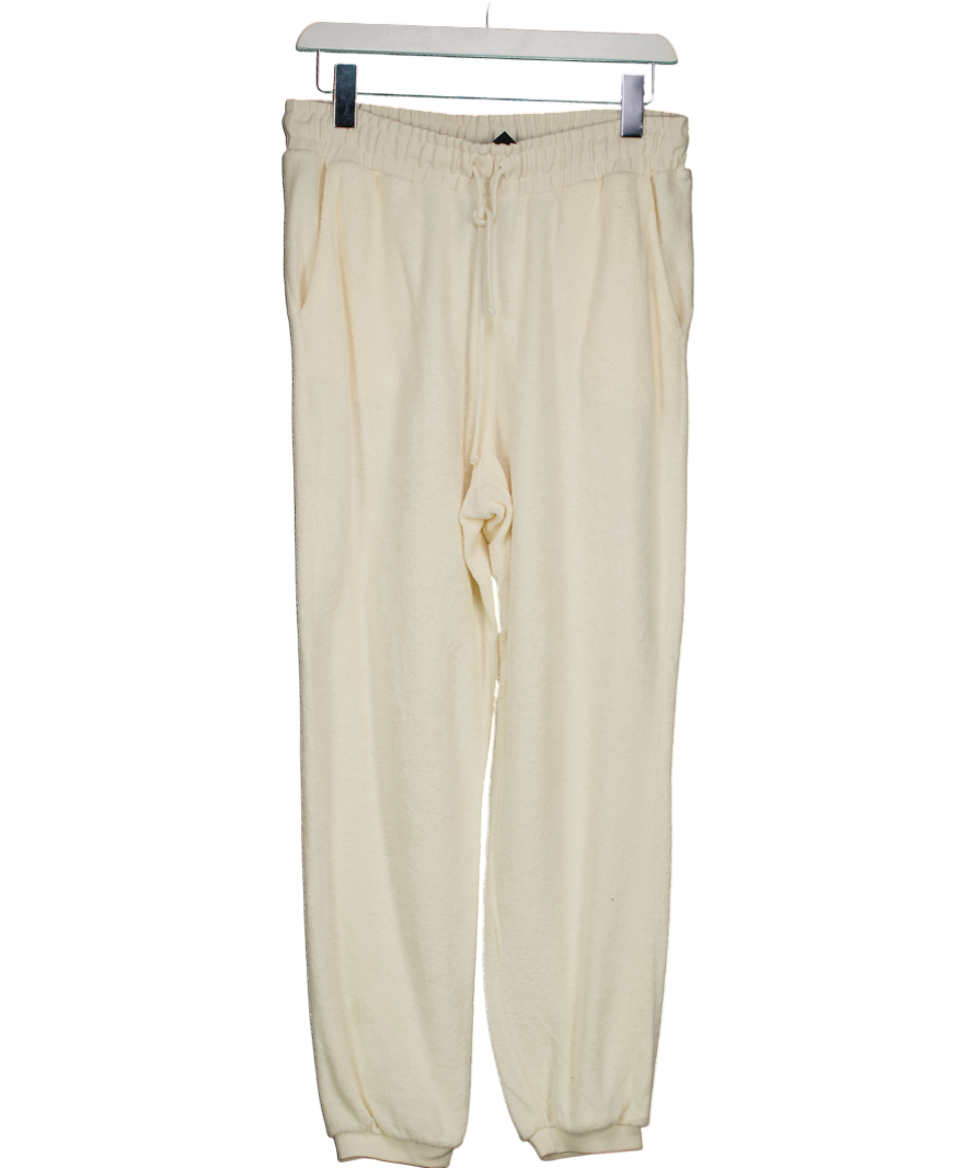 & Other Stories Cream Terry Jogger Trousers UK S