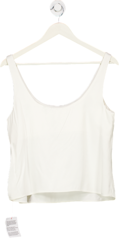 Topshop White Sleeveless Top UK 12