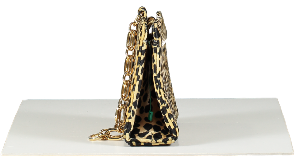 Rixo Leopard Velvet Bracelet strap Amelie Bag