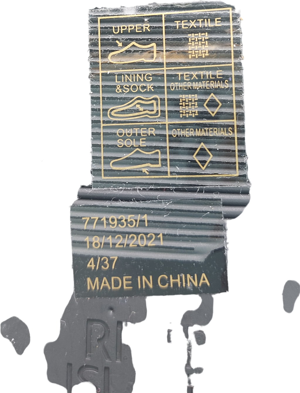 River Island Metallic Toodle Sandals UK 4 EU 37 👠