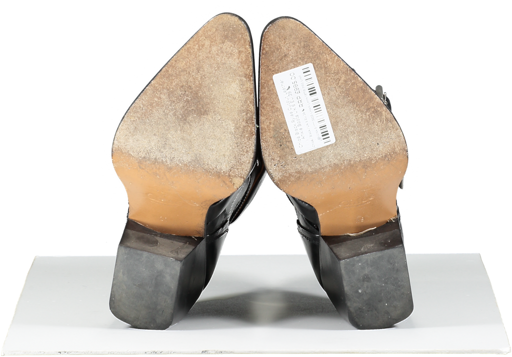 Chloé Black Rylee Cutout Leather Ankle Boots UK 6 EU 39 👠