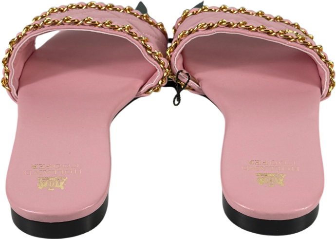 HOLLAND COOPER Quilted Pimlico Slide - Peony Pink UK 6 EU 39