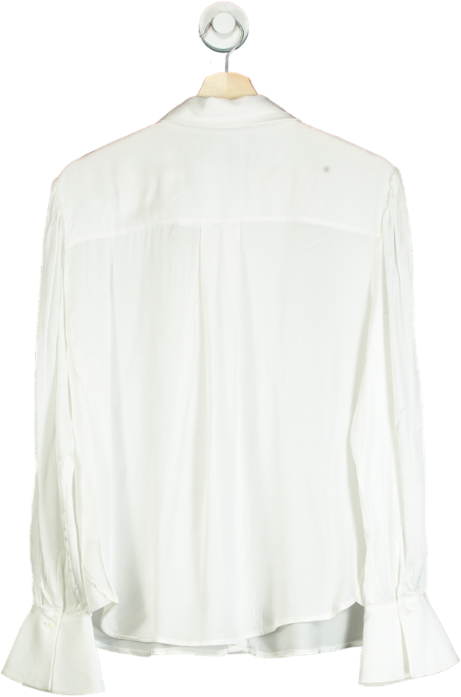 Self-Portrait White Embellished Blouse UK 8