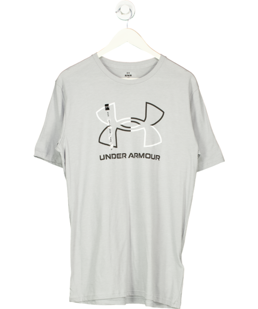 Under Armour Grey Men's Ua Logo Short Sleeve UK M