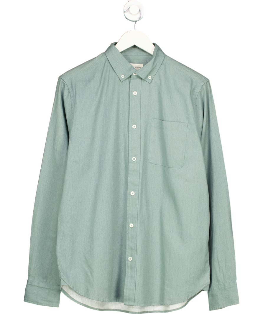 Beaufort & Blake Green 100% Cotton Shirt UK M