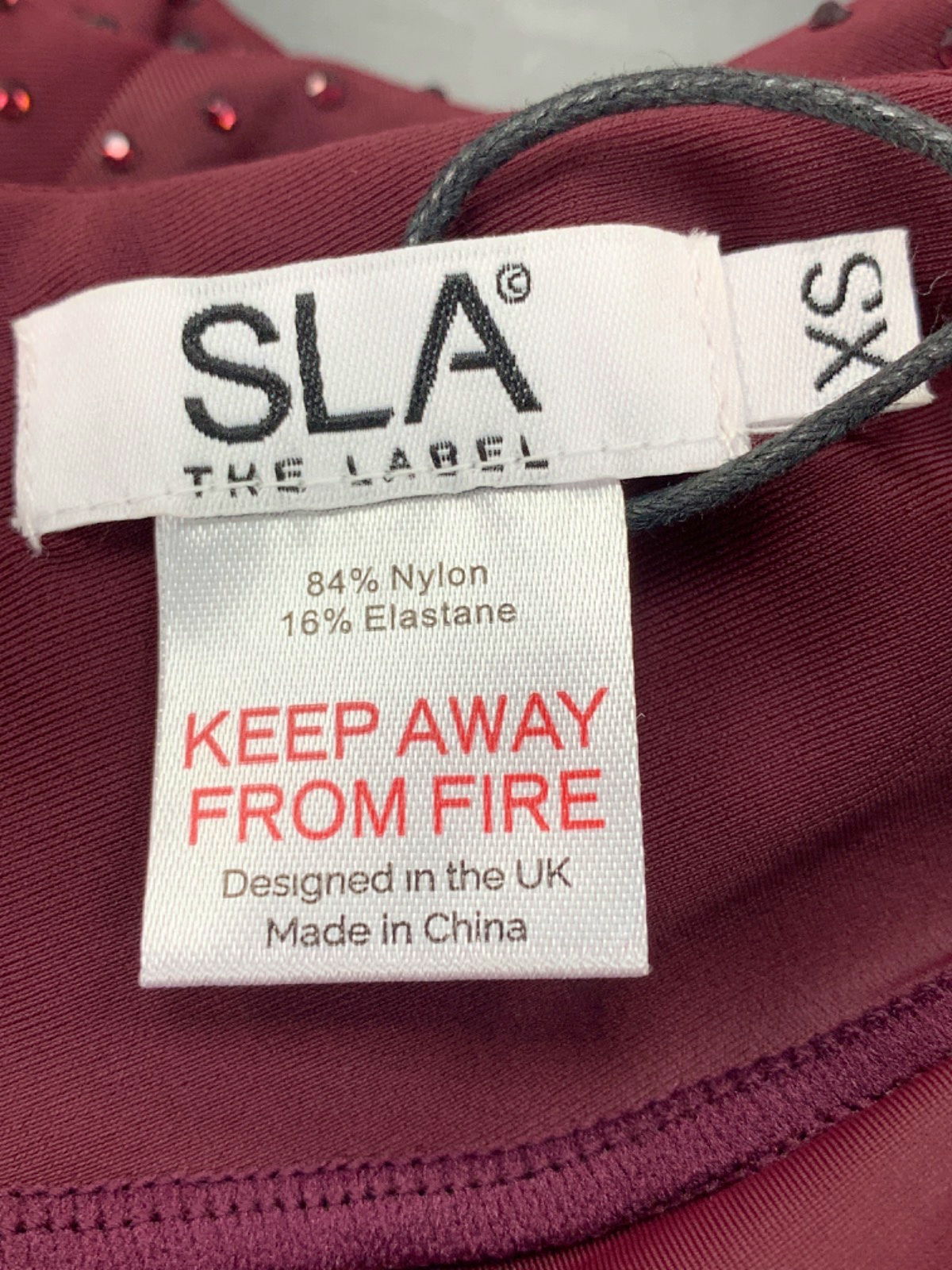 SLA Plum Nola Diamante Leggings XS