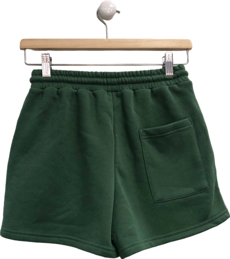 White Fox Green Sport Shorts UK XS