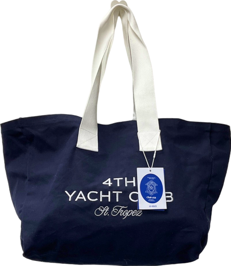 4TH RECKLESS Blue 4th Yacht Club Tote Bag UK One Size