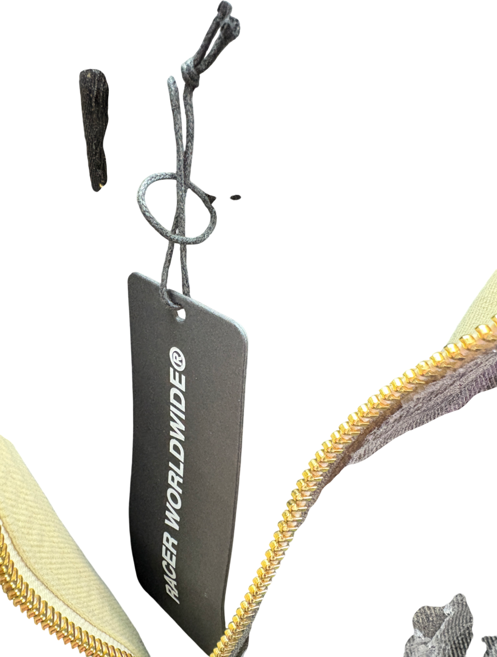 Racer Worldwide Beige Waxed Denim Bomber Jacket UK XL