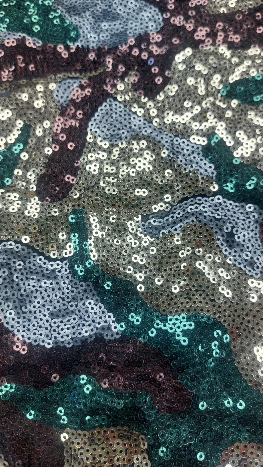 Yours Black Camo Sequin Tunic Top UK 22