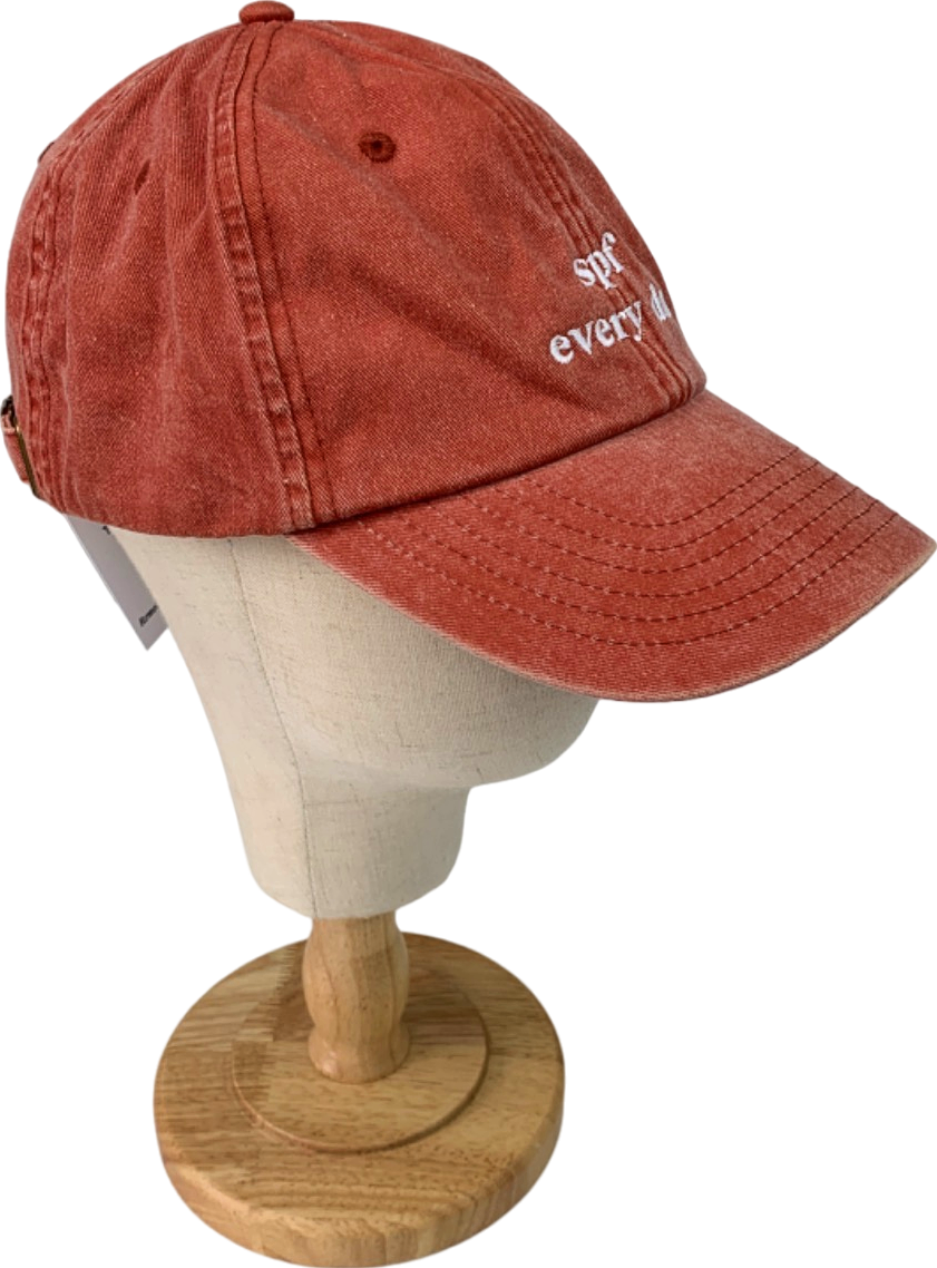 Madewell Rust Orange SPF Every Day Cap One Size