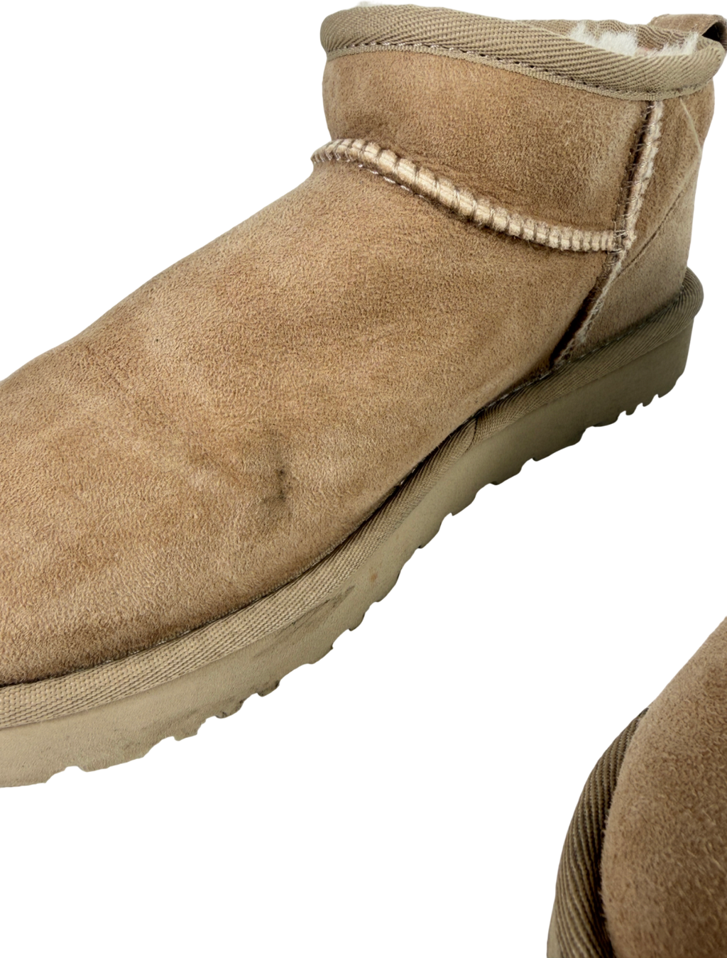 UGG Cream Classic Ultra Mini Boot Sand UK 5 EU 38
