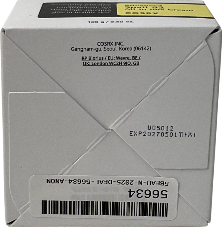 COSRX Advanced Snail 92 All In One Cream 100g