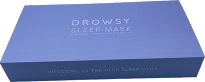 Drowsy Blue Padded Silk Sleep Mask One Size