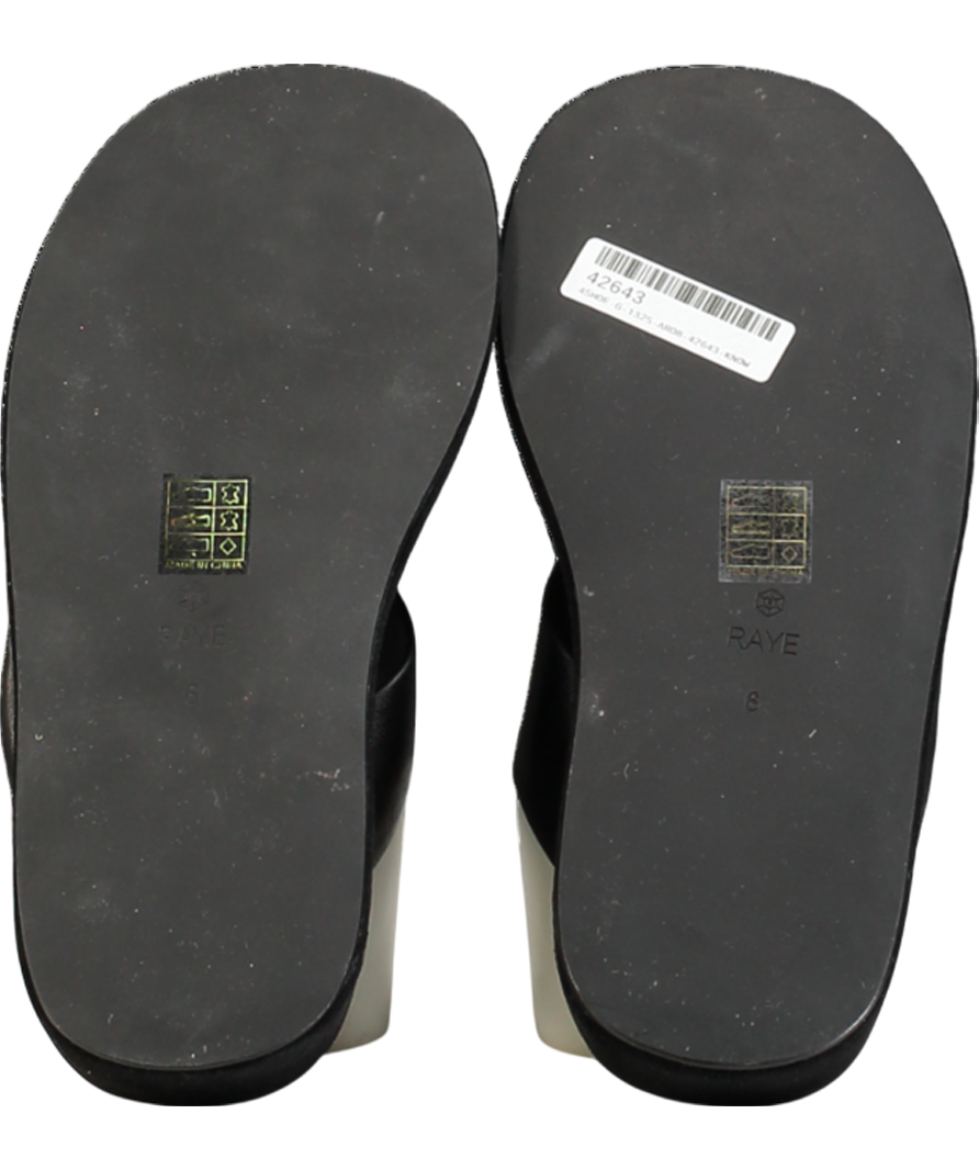 Raye Black Chris Sandal UK 6 EU 39 👠