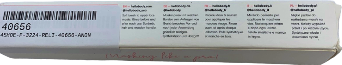 HelloBody White Mask Brush