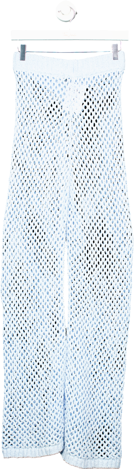 Monday Blue Crochet Trousers UK S