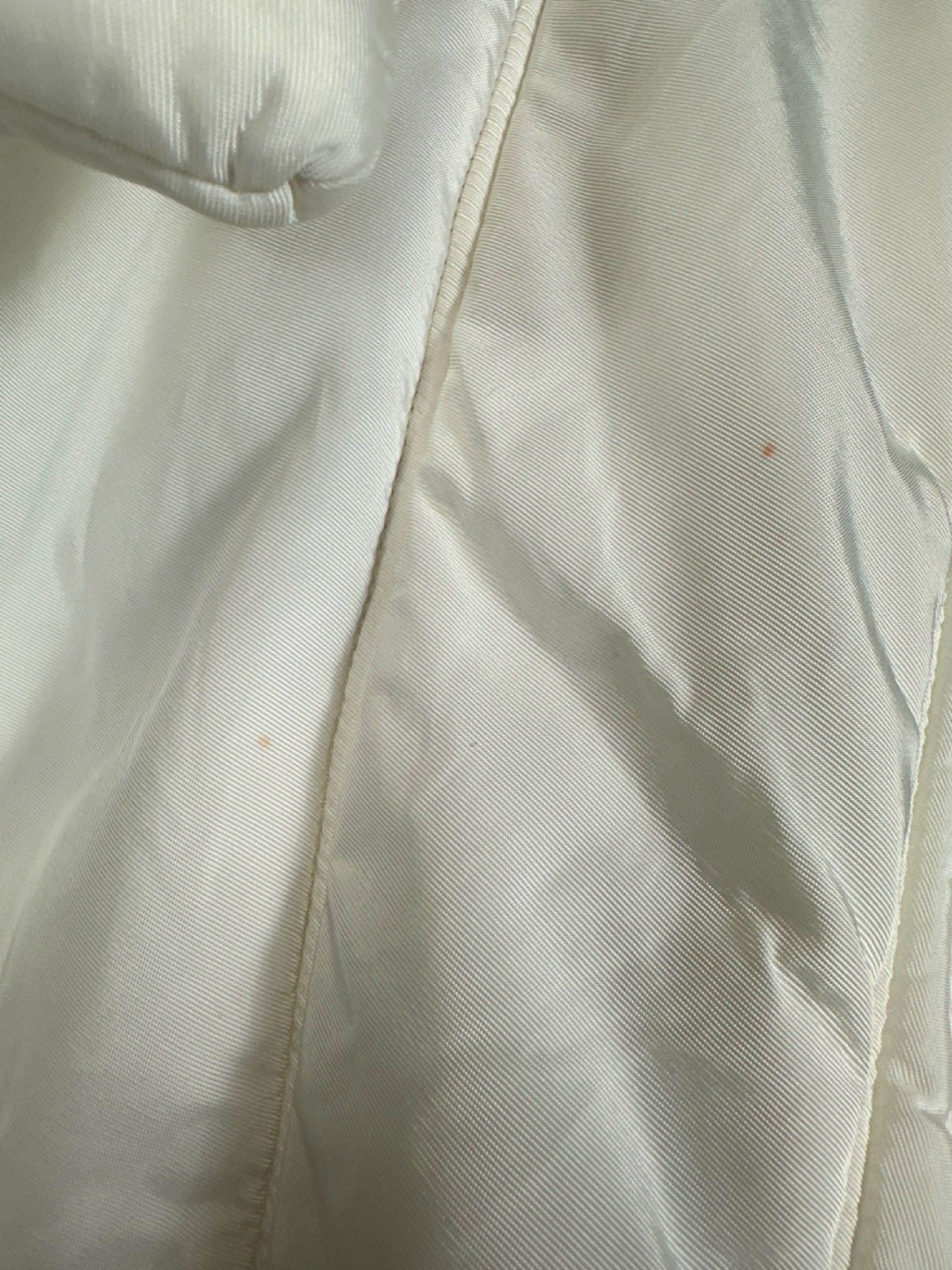 Chanel White Quilted Sportline Logo Sleeve Jacket UK 14