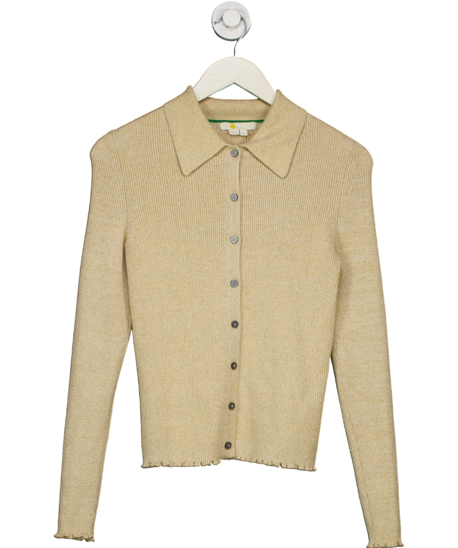 Boden Metallic Ribbed Cardigan UK M