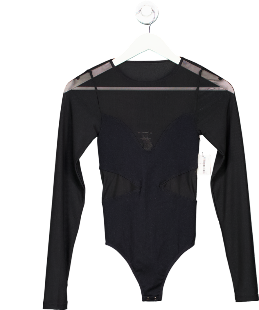 Free People Black Intimately All An Illusion Bodysuit UK XS/S