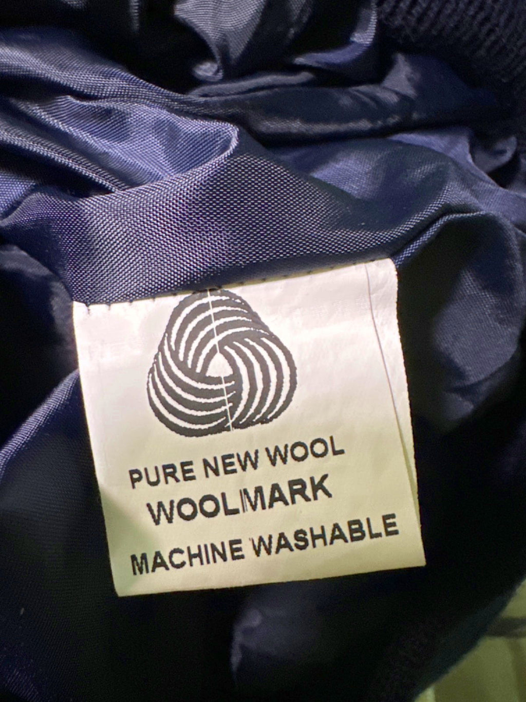 Paul & Shark Navy Wool Bomber Jacket UK XL