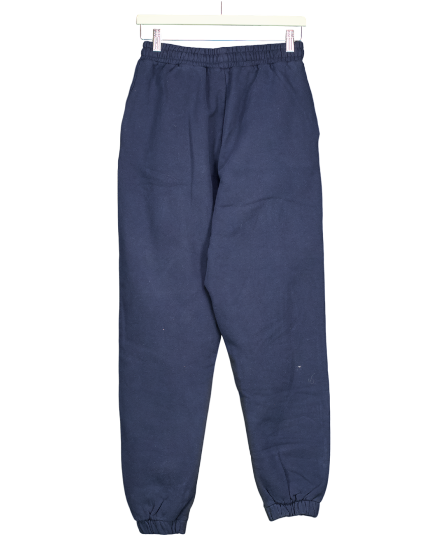 4th & Reckless Blue Navy Fourth Branded Cuffed Jogger- Harley UK S