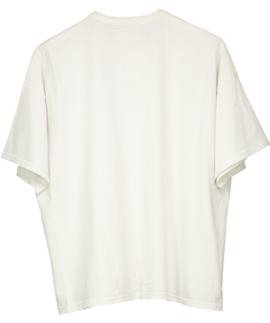 Bare Knuckles Cream Cotton Basics T-shirt UK L