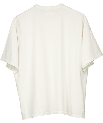 Bare Knuckles Cream Cotton Basics T-shirt UK L