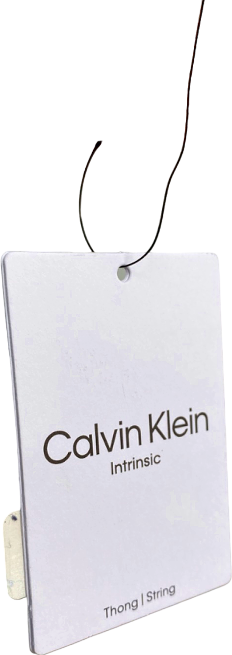Calvin Klein Stone Grey Intrinsic Thong/String UK S