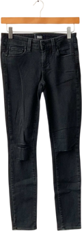 PAIGE Black Wash Verdugo Ultra Skinny Jeans W25