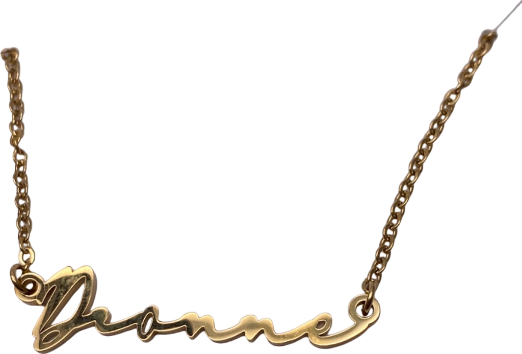 Abbott Lyon Gold Name Necklace